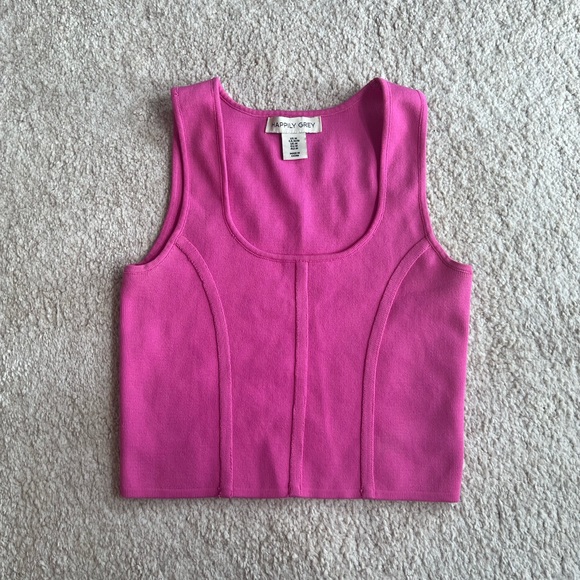 Brand New Pink Corset Top - Picture 1 of 3